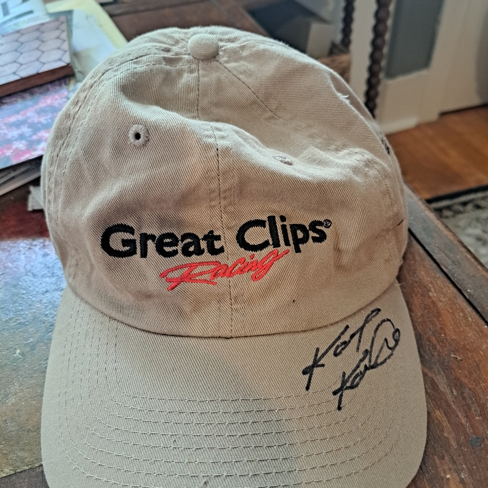 Signed Nascar Ball Cap